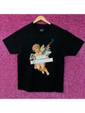 G59 Records x The Suicideboys Kill Yourself AK Cherub Hip-Hop T-Shirt Large
